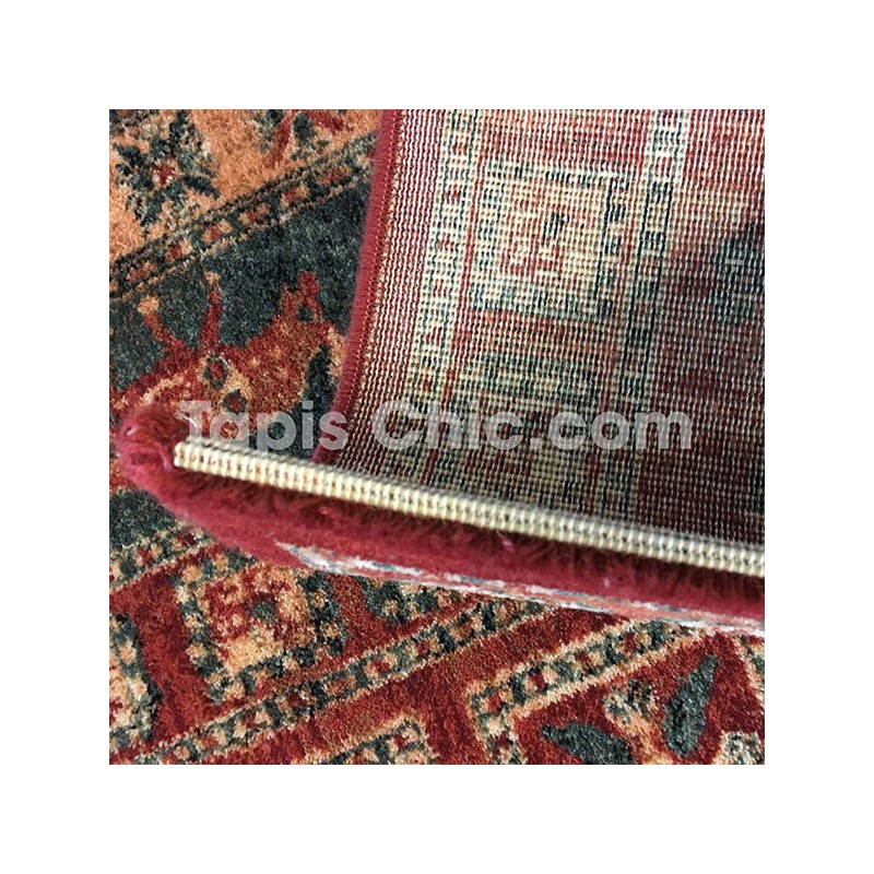 Tapis persan KASHQAI Cavaliers rouge par Tapis Chic collection