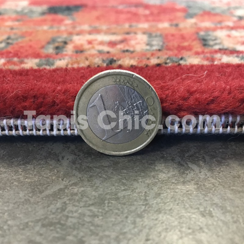 Tapis persan KASHQAI Cavaliers rouge par Tapis Chic collection