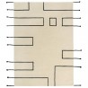 Tapis design en laine Nordic Lines crème par Lorena Canals Tapis design en laine Nordic Lines crème par Lorena Canals