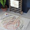 Tapis contemporain en laine Scribble Multicolore par Lorena Canals Tapis contemporain en laine Scribble Multicolore par Lorena Canals