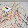 Tapis contemporain en laine Scribble Multicolore par Lorena Canals Tapis contemporain en laine Scribble Multicolore par Lorena Canals
