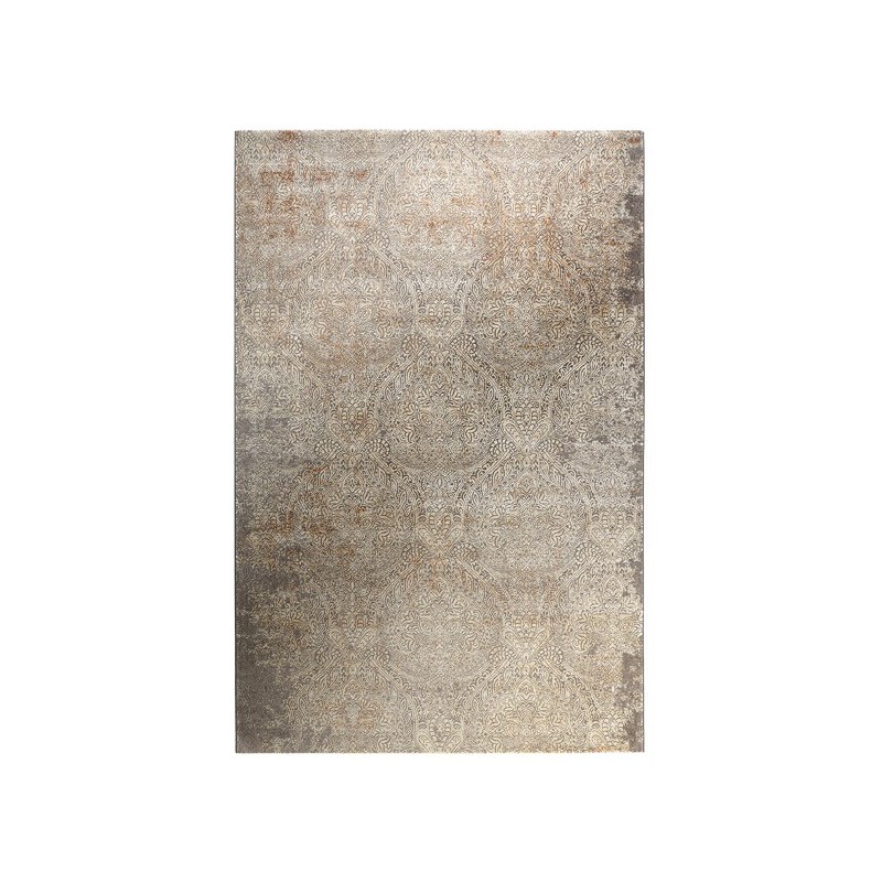 Tapis new Vintage Baroque Gris Argent et Beige - WECONhome