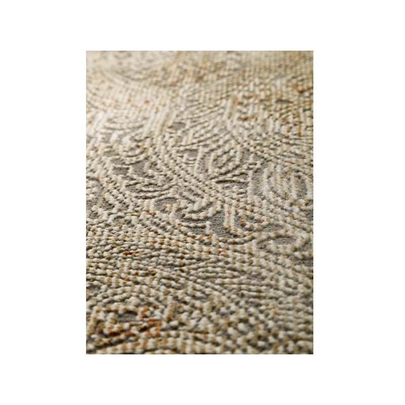 Tapis new vintage Baroque girs argent et beige par WeconHome