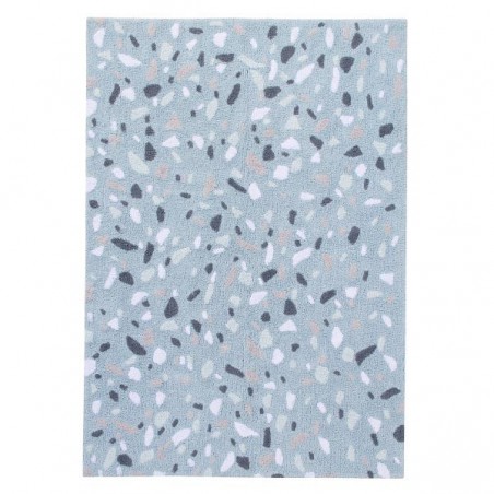 Tapis coton lavable en machine Terrazzo Aqua par Lorena Canals Tapis coton lavable en machine Terrazzo Aqua par Lorena Canals