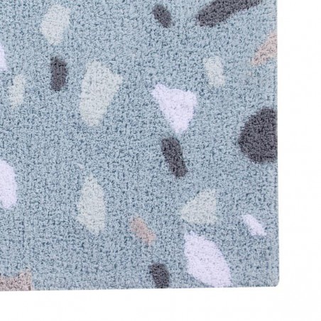 Tapis coton lavable en machine Terrazzo Aqua par Lorena Canals Tapis coton lavable en machine Terrazzo Aqua par Lorena Canals