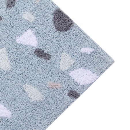 Tapis coton lavable en machine Terrazzo Aqua par Lorena Canals Tapis coton lavable en machine Terrazzo Aqua par Lorena Canals