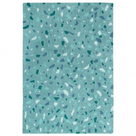 Tapis coton lavable en machine Terrazzo Emeraude par Lorena Canals Tapis coton lavable en machine Terrazzo Emeraude par Lorena Canals