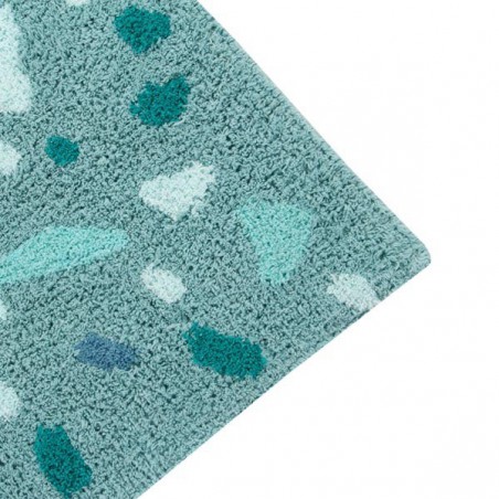 Tapis coton lavable en machine Terrazzo Emeraude par Lorena Canals Tapis coton lavable en machine Terrazzo Emeraude par Lorena Canals