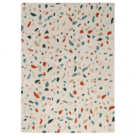 Tapis coton lavable en machine Terrazzo Marble par Lorena Canals