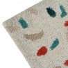 Tapis coton lavable en machine Terrazzo Marble par Lorena Canals