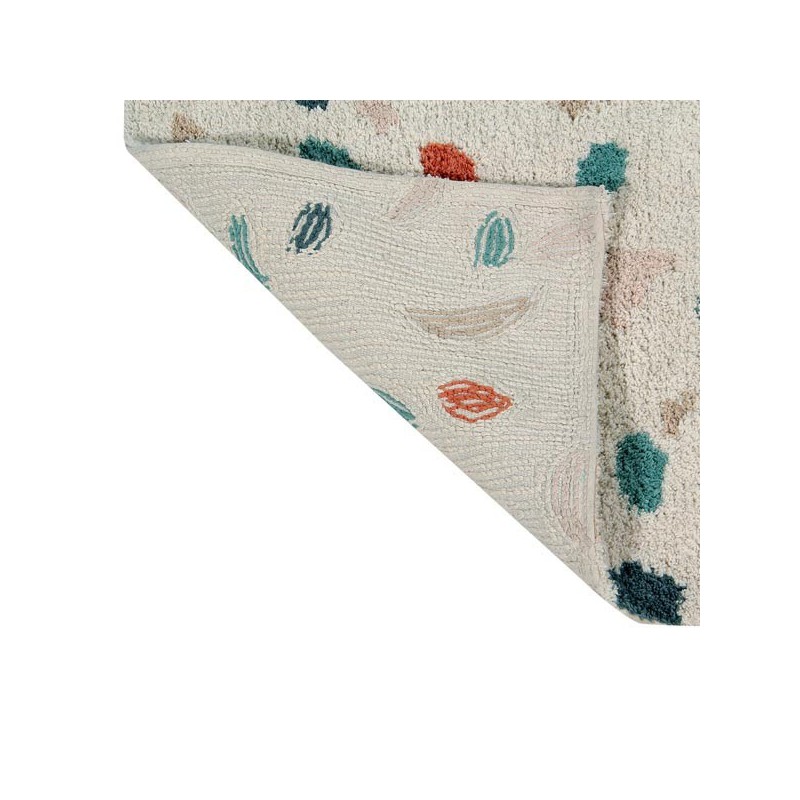 Tapis coton lavable en machine Terrazzo Marble par Lorena Canals