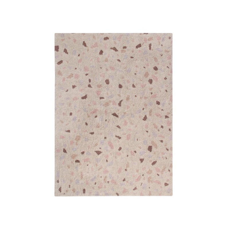 Tapis Coton Lavable en Machine Terrazzo Moonstone - LORENA CANALS