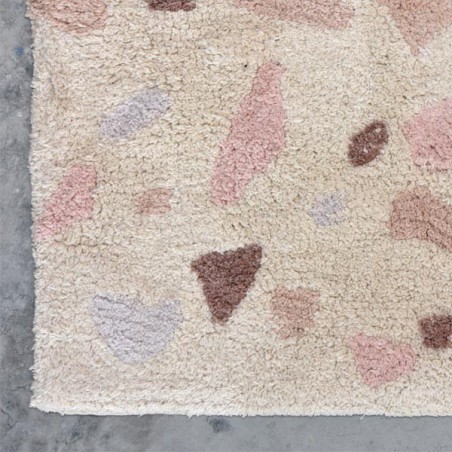 Tapis coton lavable en machine Terrazzo Moonstone par Lorena Canals Tapis coton lavable en machine Terrazzo Moonstone par Lorena Canals