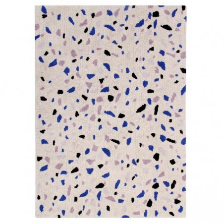 Tapis coton lavable en machine Terrazzo Saphir par Lorena Canals Tapis coton lavable en machine Terrazzo Saphir par Lorena Canals