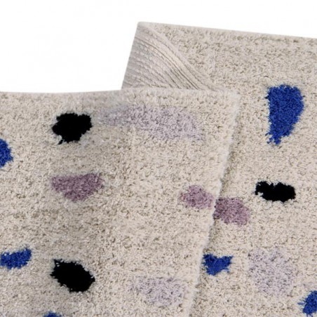 Tapis coton lavable en machine Terrazzo Saphir par Lorena Canals Tapis coton lavable en machine Terrazzo Saphir par Lorena Canals