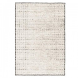 Tapis Ligne Pure Design Mesh écru et anthracite
