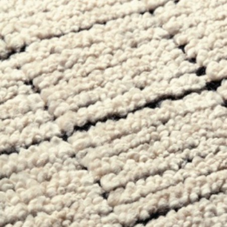 Tapis Ligne Pure Design Mesh écru et anthracite Tapis Ligne Pure Design Mesh écru et anthracite