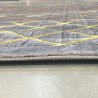 Tapis salon graphique anthracite et jaune par Tapis Chic collection