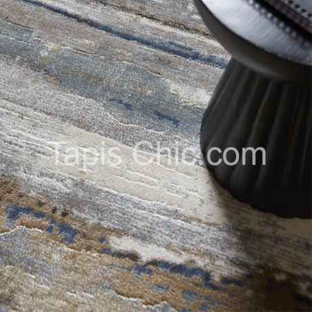 Tapis Design Abstrait Indigo par Deco Home Tapis Design Abstrait Indigo par Deco Home