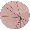 Tapis Trace Vintage Nude, lavable en machine par Lorena Canals Tapis Trace Vintage Nude, lavable en machine par Lorena Canals