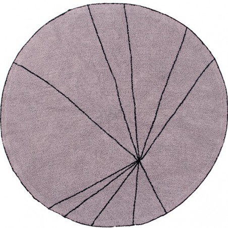 Tapis Moderne Trace Wood Rose par Lorena Canals Tapis Moderne Trace Wood Rose par Lorena Canals
