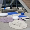 Tapis Moderne Trace Wood Rose par Lorena Canals Tapis Moderne Trace Wood Rose par Lorena Canals