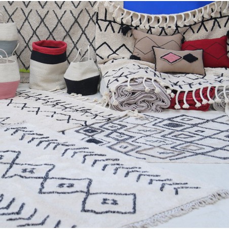 Tapis Berbère Crisscross lavable en machine par Lorena Canals Tapis Berbère Crisscross lavable en machine par Lorena Canals