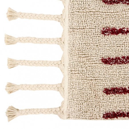 Tapis Berbère Burgundy lavable en machine par Lorena Canals Tapis Berbère Burgundy lavable en machine par Lorena Canals