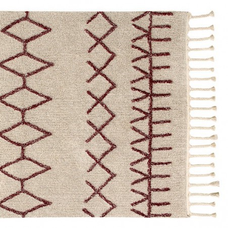 Tapis Berbère Burgundy lavable en machine par Lorena Canals Tapis Berbère Burgundy lavable en machine par Lorena Canals