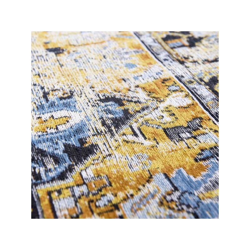 Tapis de salon new vintage Antiquarian Heriz gold par Louis De Poortere