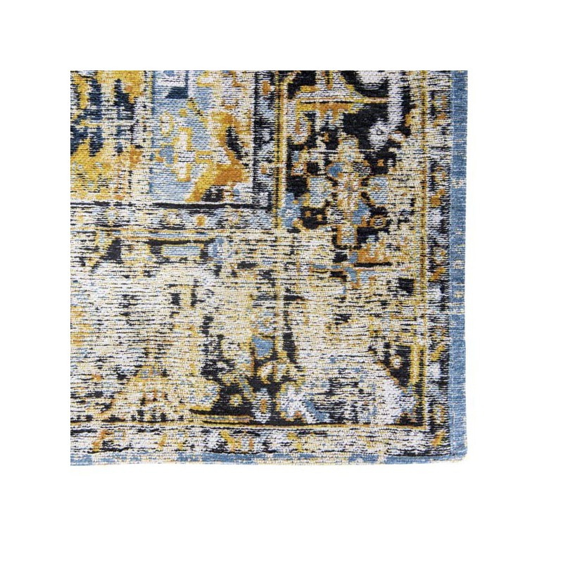 Tapis de salon new vintage Antiquarian Heriz gold par Louis De Poortere