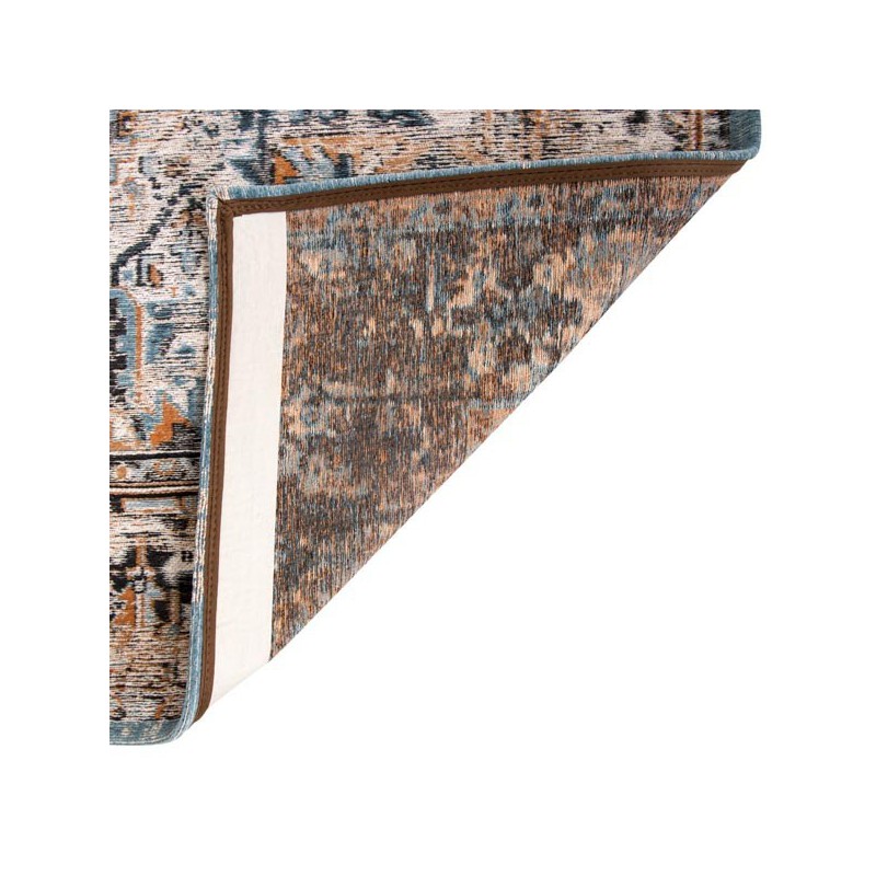 Tapis de salon new vintage Antiquarian Heriz orange par Louis De Poortere