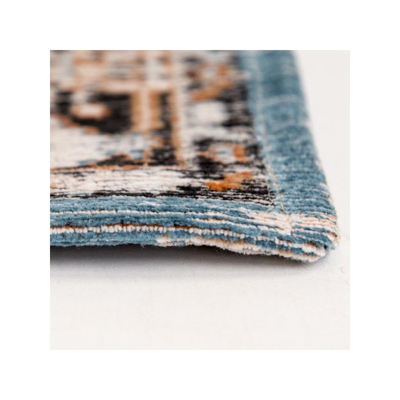 Tapis de salon new vintage Antiquarian Heriz orange par Louis De Poortere