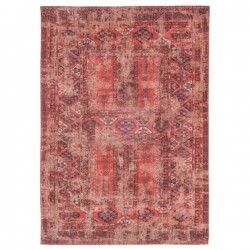 Tapis de chambre new vintage Antiquarian Hads rouge par Louis De Poortere