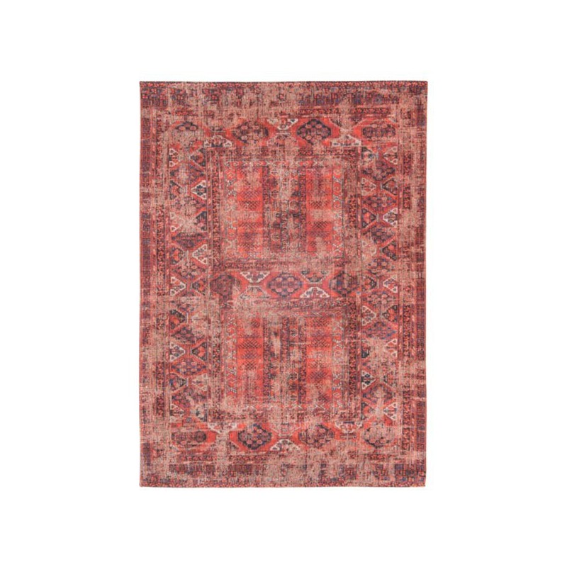 Tapis de chambre new vintage Antiquarian Hads rouge par Louis De Poortere