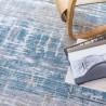 Tapis de salon design Atlantic Streaks bleu par Louis de Poortere Tapis de salon design Atlantic Streaks bleu par Louis de Poortere