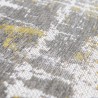 Tapis de salon design Atlantic Streaks jaune par Louis de Poortere