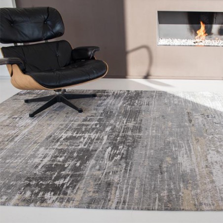 Tapis de salon design Atlantic Streaks gris par Louis de Poortere Tapis de salon design Atlantic Streaks gris par Louis de Poortere