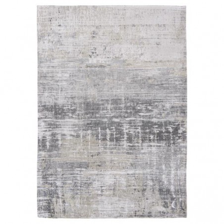 Tapis de salon design Atlantic Streaks gris par Louis de Poortere