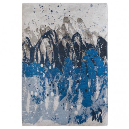 Tapis de salon design Atlantic Surf bleu par Louis de Poortere Tapis de salon design Atlantic Surf bleu par Louis de Poortere