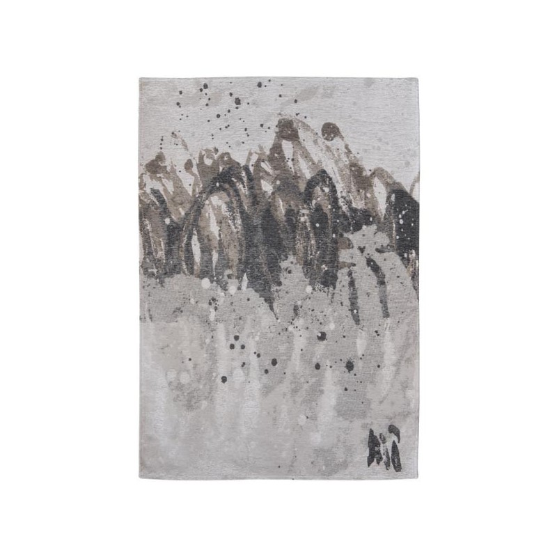 Tapis de chambre design Atlantic Surf gris par Louis de Poortere