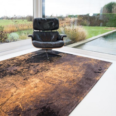 Tapis de salon design Mad Men Cracks Noir par Louis de Poortere Tapis de salon design Mad Men Cracks Noir par Louis de Poortere