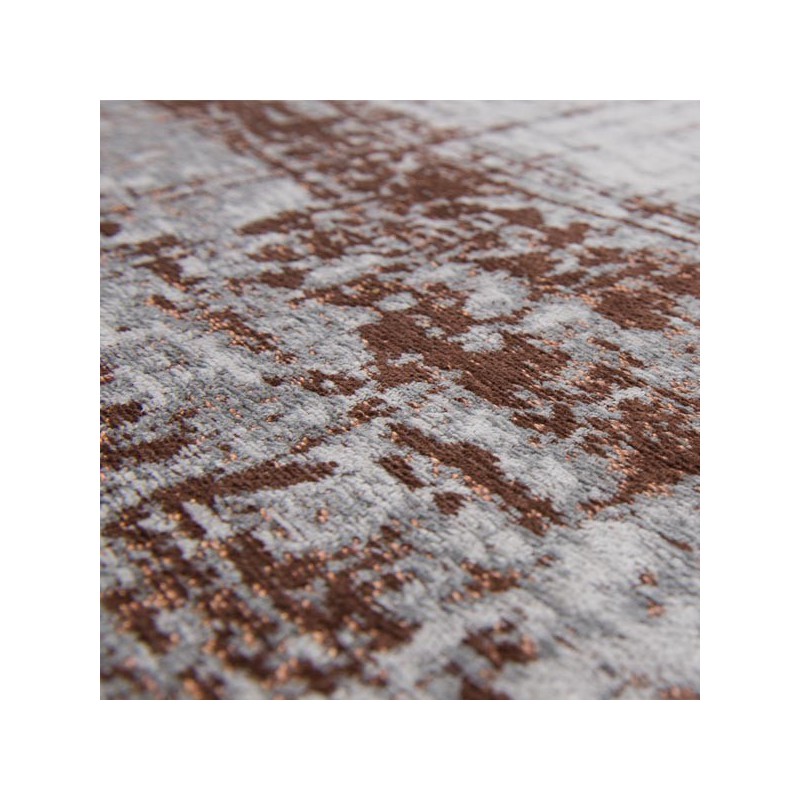 Tapis de salon design Mad Men Griff orange par Louis de Poortere