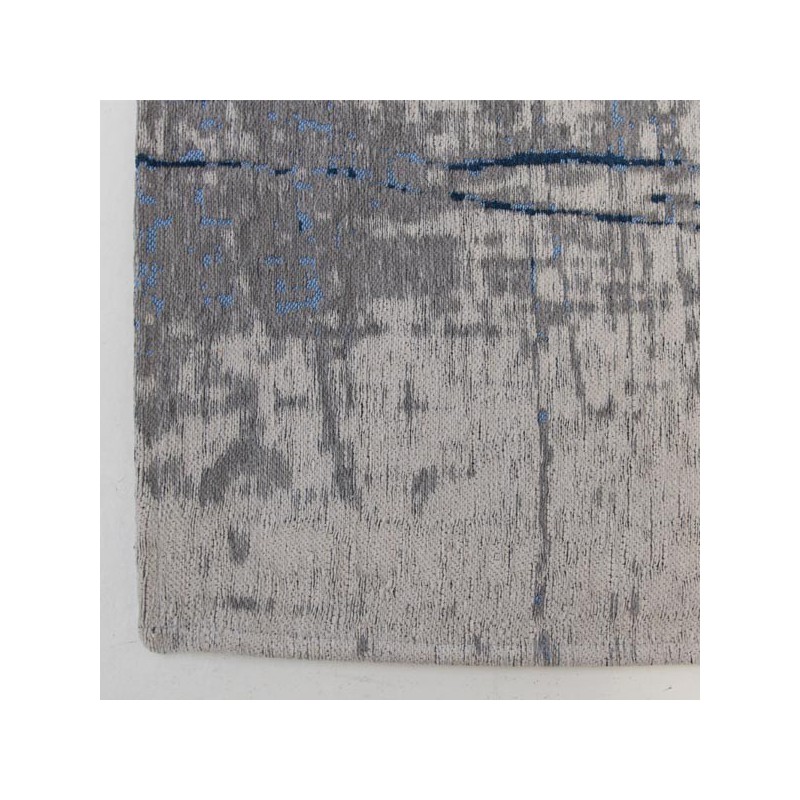 Tapis de salon design Mad Men Griff bleu par Louis de Poortere