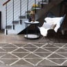 Tapis de salon design Haldon gris ardoise collection Villa Nova par Louis De Poortere Tapis de salon design Haldon gris ardoise collection Villa Nova par Louis De Poortere