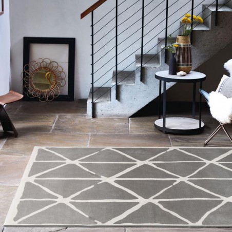 Tapis de salon design Haldon chrome collection Villa Nova par Louis De Poortere Tapis de salon design Haldon chrome collection Villa Nova par Louis De Poortere
