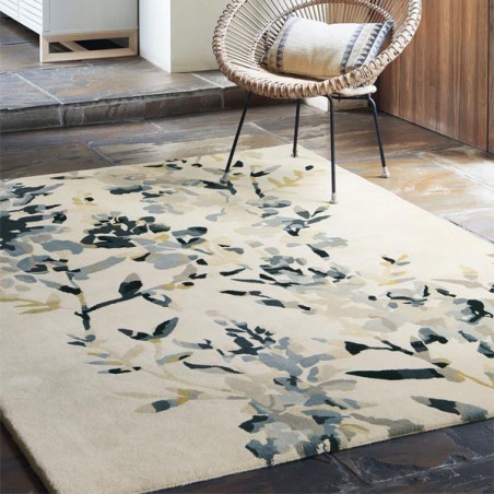 Tapis de chambre Hana gris carbone collection Villa Nova par Louis De Poortere Tapis de chambre Hana gris carbone collection Villa Nova par Louis De Poortere
