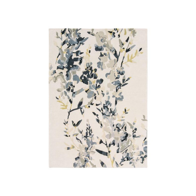 Tapis de chambre Hana gris carbone collection Villa Nova par Louis De Poortere