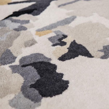 Tapis de chambre Hana gris carbone collection Villa Nova par Louis De Poortere Tapis de chambre Hana gris carbone collection Villa Nova par Louis De Poortere