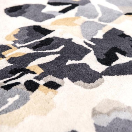 Tapis de chambre Hana gris carbone collection Villa Nova par Louis De Poortere Tapis de chambre Hana gris carbone collection Villa Nova par Louis De Poortere